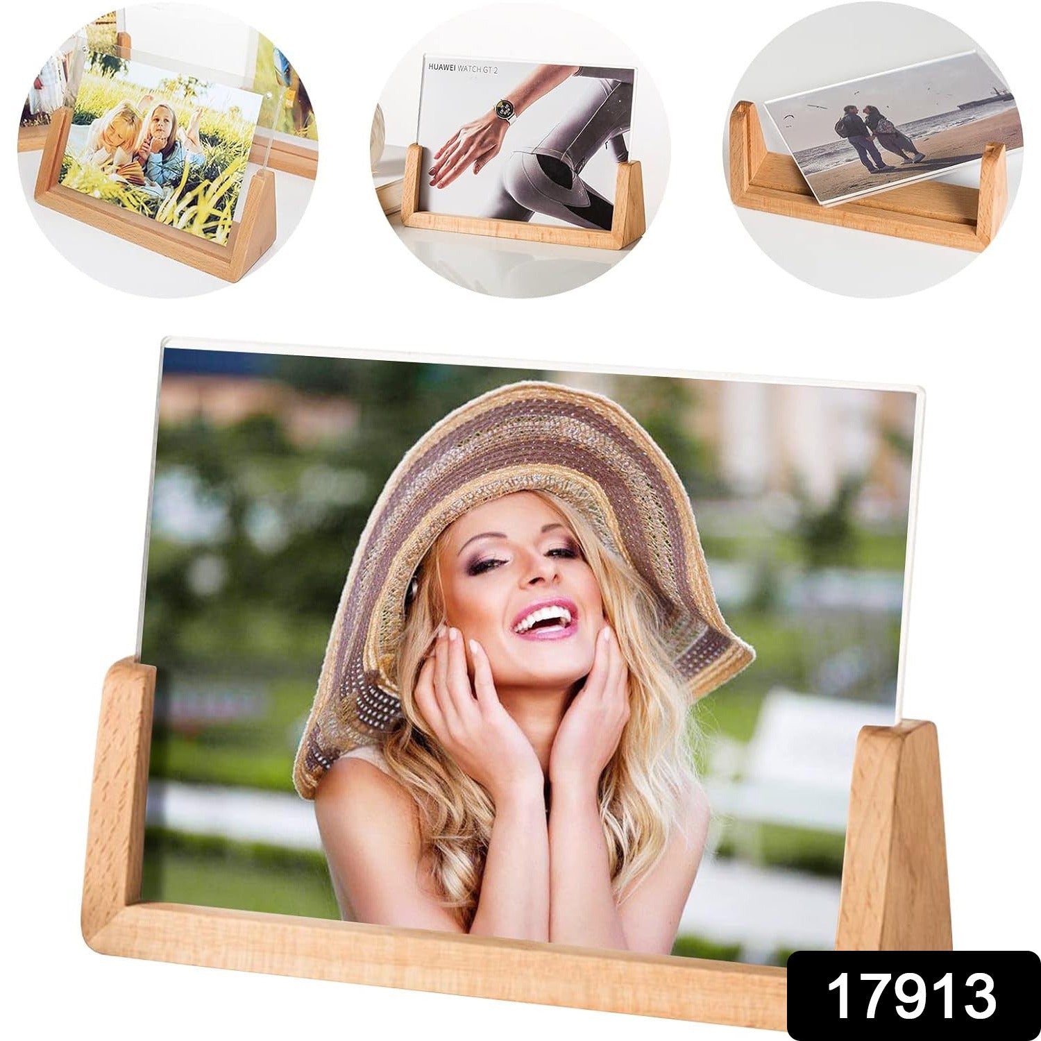 Wooden Picture Stand, Photo Frame Stand (1 Pc)  Wooden Picture Stand, Photo Frame Stand (1 Pc)